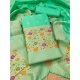 Generic Women's Banarasi Silk Printed Unstitched Salwar Suit Material With Dupatta (Sea Green, 3Mtrs) Generic Women's Banarasi Silk Printed Unstitched Salwar Suit Material With Dupatta (Sea Green, 3Mtrs)