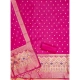 Generic Women's Banarasi Silk Printed Unstitched Salwar Suit Material With Dupatta (Pink, 3Mtrs) Generic Women's Banarasi Silk Printed Unstitched Salwar Suit Material With Dupatta (Pink, 3Mtrs)