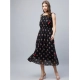 Generic Women's Chiffon Floral Square Neck Sleeveless Dress (Black) Generic Women's Chiffon Floral Square Neck Sleeveless Dress (Black)