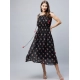 Generic Women's Chiffon Floral Square Neck Sleeveless Dress (Black) Generic Women's Chiffon Floral Square Neck Sleeveless Dress (Black)