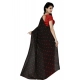 Generic Women's Faux Georgette Printed Saree With Unstitched Blouse 5.5Mtr (Red black) Generic Women's Faux Georgette Printed Saree With Unstitched Blouse 5.5Mtr (Red black)