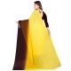 Generic Women's Georgette Solid Saree With Unstitched Blouse 5.5Mtr (Yellow) Generic Women's Georgette Solid Saree With Unstitched Blouse 5.5Mtr (Yellow)