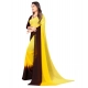 Generic Women's Georgette Solid Saree With Unstitched Blouse 5.5Mtr (Yellow) Generic Women's Georgette Solid Saree With Unstitched Blouse 5.5Mtr (Yellow)