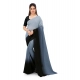 Generic Women's Georgette Solid Saree With Unstitched Blouse 5.5Mtr (Grey) Generic Women's Georgette Solid Saree With Unstitched Blouse 5.5Mtr (Grey)