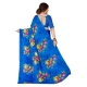 Generic Women's Faux Georgette Printed Saree With Unstitched Blouse 5.5Mtr (Blue) Generic Women's Faux Georgette Printed Saree With Unstitched Blouse 5.5Mtr (Blue)
