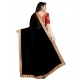 Generic Women's Chiifon Saree Printed Saree With Unstitched Blouse 5.5Mtr (Black) Generic Women's Chiifon Saree Printed Saree With Unstitched Blouse 5.5Mtr (Black)