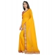 Generic Women's Chiifon Saree Printed Saree With Unstitched Blouse 5.5Mtr (Yellow) Generic Women's Chiifon Saree Printed Saree With Unstitched Blouse 5.5Mtr (Yellow)