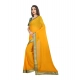 Generic Women's Chiifon Saree Printed Saree With Unstitched Blouse 5.5Mtr (Yellow) Generic Women's Chiifon Saree Printed Saree With Unstitched Blouse 5.5Mtr (Yellow)
