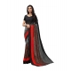 Generic Women's Georgette Printed Saree With Unstitched Blouse 5.5Mtr (Black) Generic Women's Georgette Printed Saree With Unstitched Blouse 5.5Mtr (Black)