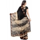 Generic Women's Faux Georgette Printed Saree With Unstitched Blouse 5.5Mtr (Black) Generic Women's Faux Georgette Printed Saree With Unstitched Blouse 5.5Mtr (Black)