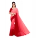 Generic Women's Georgette Solid Saree With Unstitched Blouse 5.5Mtr (Pink) Generic Women's Georgette Solid Saree With Unstitched Blouse 5.5Mtr (Pink)