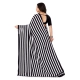 Generic Women's Faux Georgette Printed Saree With Unstitched Blouse 5.5Mtr (Black) Generic Women's Faux Georgette Printed Saree With Unstitched Blouse 5.5Mtr (Black)