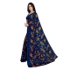 Generic Women's Faux Georgette Printed Saree With Unstitched Blouse 5.5Mtr (Blue) Generic Women's Faux Georgette Printed Saree With Unstitched Blouse 5.5Mtr (Blue)