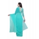 Generic Women's Dyed Solid Saree With Unstitched Blouse 5.5Mtr (Seablue) Generic Women's Dyed Solid Saree With Unstitched Blouse 5.5Mtr (Seablue)