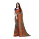 Generic Women's Georgette Printed Saree With Unstitched Blouse 5.5Mtr (Blue) Generic Women's Georgette Printed Saree With Unstitched Blouse 5.5Mtr (Blue)