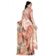 Generic Women's Faux Georgette Printed Saree With Unstitched Blouse 5.5Mtr (Orange) Generic Women's Faux Georgette Printed Saree With Unstitched Blouse 5.5Mtr (Orange)