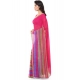 Generic Women's Faux Georgette Printed Saree With Unstitched Blouse 5.5Mtr (Pink) Generic Women's Faux Georgette Printed Saree With Unstitched Blouse 5.5Mtr (Pink)