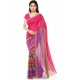 Generic Women's Faux Georgette Printed Saree With Unstitched Blouse 5.5Mtr (Pink) Generic Women's Faux Georgette Printed Saree With Unstitched Blouse 5.5Mtr (Pink)