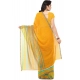 Generic Women's Faux Georgette Printed Saree With Unstitched Blouse 5.5Mtr (Yellow) Generic Women's Faux Georgette Printed Saree With Unstitched Blouse 5.5Mtr (Yellow)