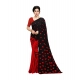 Generic Women's Georgette Printed Saree With Unstitched Blouse 5.5Mtr (Red) Generic Women's Georgette Printed Saree With Unstitched Blouse 5.5Mtr (Red)