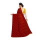 Generic Women's Georgette Printed Saree With Unstitched Blouse 5.5Mtr (Red) Generic Women's Georgette Printed Saree With Unstitched Blouse 5.5Mtr (Red)