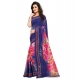 Generic Women's Georgette Printed Saree With Unstitched Blouse 5.5Mtr (Blue) Generic Women's Georgette Printed Saree With Unstitched Blouse 5.5Mtr (Blue)