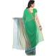 Generic Women's Faux Georgette Printed Saree With Unstitched Blouse 5.5Mtr (Green) Generic Women's Faux Georgette Printed Saree With Unstitched Blouse 5.5Mtr (Green)