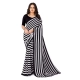 Generic Women's Faux Georgette Printed Saree With Unstitched Blouse 5.5Mtr (Black) Generic Women's Faux Georgette Printed Saree With Unstitched Blouse 5.5Mtr (Black)