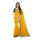 Generic Women's Chiifon Saree Printed Saree With Unstitched Blouse 5.5Mtr (Yellow) Generic Women's Chiifon Saree Printed Saree With Unstitched Blouse 5.5Mtr (Yellow)