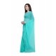 Generic Women's Dyed Solid Saree With Unstitched Blouse 5.5Mtr (Seablue) Generic Women's Dyed Solid Saree With Unstitched Blouse 5.5Mtr (Seablue)