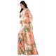 Generic Women's Faux Georgette Printed Saree With Unstitched Blouse 5.5Mtr (Orange) Generic Women's Faux Georgette Printed Saree With Unstitched Blouse 5.5Mtr (Orange)