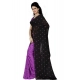 Generic Women's Faux Georgette Printed Saree With Unstitched Blouse 5.5Mtr (Purple) Generic Women's Faux Georgette Printed Saree With Unstitched Blouse 5.5Mtr (Purple)