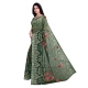 Generic Women's Faux Georgette Printed Saree With Unstitched Blouse 5.5Mtr (Green) Generic Women's Faux Georgette Printed Saree With Unstitched Blouse 5.5Mtr (Green)