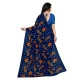 Generic Women's Faux Georgette Printed Saree With Unstitched Blouse 5.5Mtr (Blue) Generic Women's Faux Georgette Printed Saree With Unstitched Blouse 5.5Mtr (Blue)