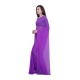 Generic Women's Dyed Solid Saree With Unstitched Blouse 5.5Mtr (Purple) Generic Women's Dyed Solid Saree With Unstitched Blouse 5.5Mtr (Purple)