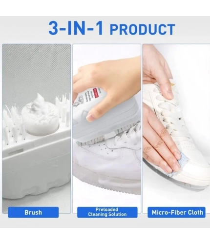Generic Plastic 2-In-1 Shoe Cleaner Brush Generic Plastic 2-In-1 Shoe Cleaner Brush