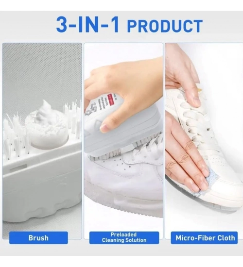 Generic Plastic 2-In-1 Shoe Cleaner Brush 