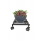 Generic Iron Wheel Pot Stand For Planters Square Shape Stand Generic Iron Wheel Pot Stand For Planters Square Shape Stand