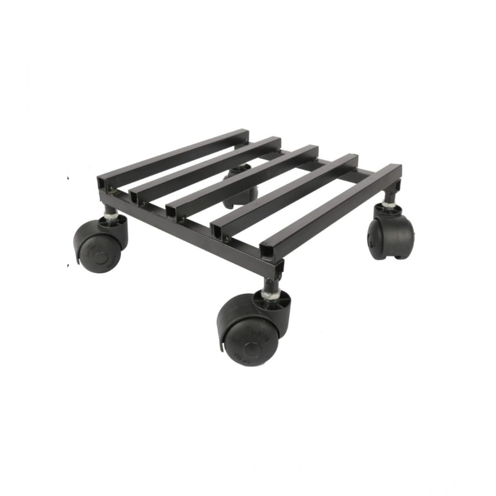 Generic Iron Wheel Pot Stand For Planters Square Shape Stand Generic Iron Wheel Pot Stand For Planters Square Shape Stand