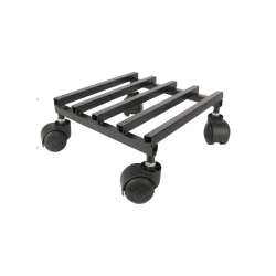 Generic Iron Wheel Pot Stand For Planters Square Shape Stand 