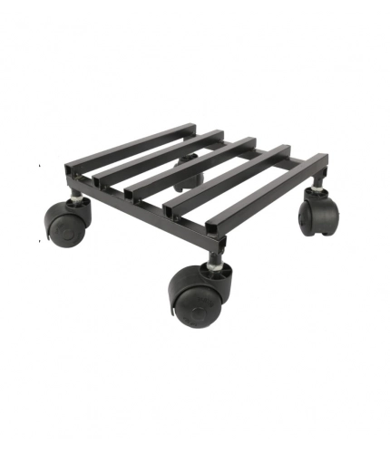 Generic Iron Wheel Pot Stand For Planters Square Shape Stand 