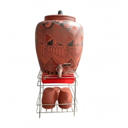 Generic Stainless Steel Matka Stand Rustproof &amp; Waterproof Pot Stand For Kitchen