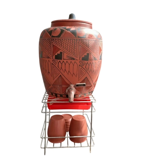 Generic Stainless Steel Matka Stand Rustproof &amp; Waterproof Pot Stand For Kitchen