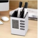 Generic Plastic Pen Holder With LCD Display Digital Alarm Clock Generic Plastic Pen Holder With LCD Display Digital Alarm Clock