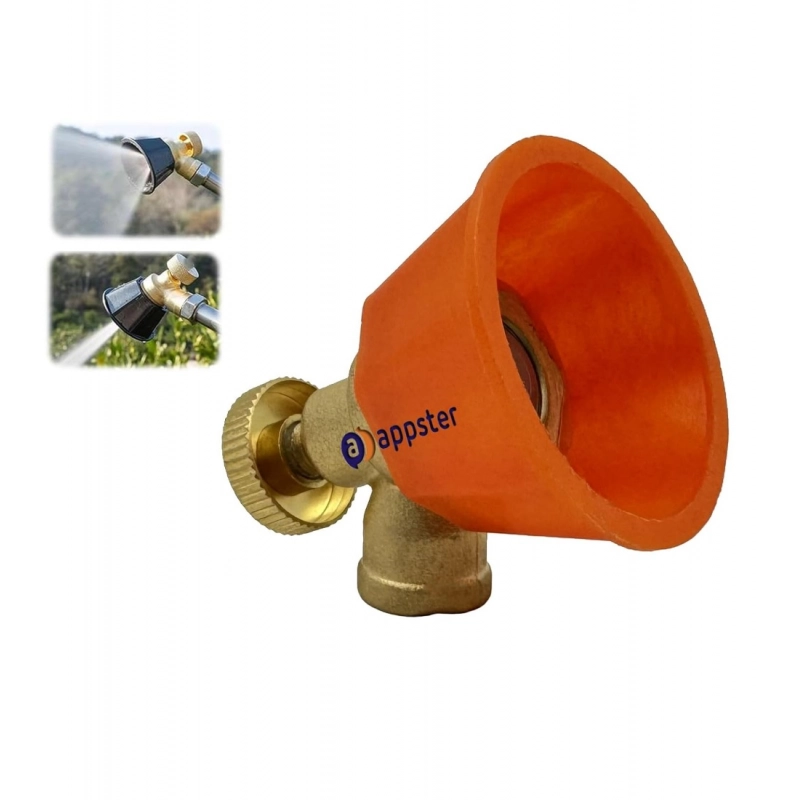 Brass Adjustable High-Pressure Atomizer Nozzle For Agricultural Pump Sprayers