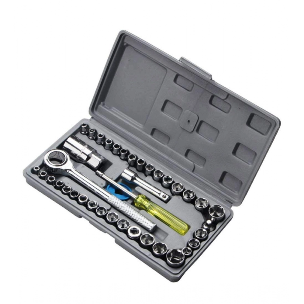 Generic Carbon Steel 40 Pcs Tool Kit Set for Automobile Repair Generic Carbon Steel 40 Pcs Tool Kit Set for Automobile Repair