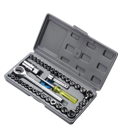 Generic Carbon Steel 40 Pcs Tool Kit Set for Automobile Repair