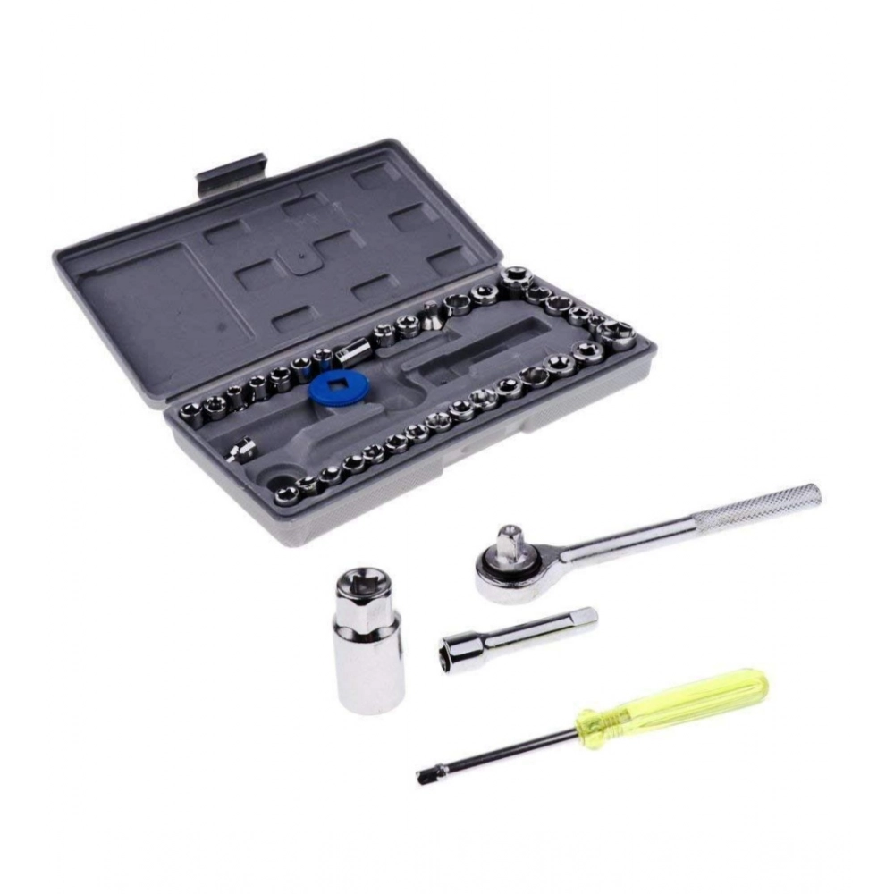Generic Carbon Steel 40 Pcs Tool Kit Set for Automobile Repair Generic Carbon Steel 40 Pcs Tool Kit Set for Automobile Repair