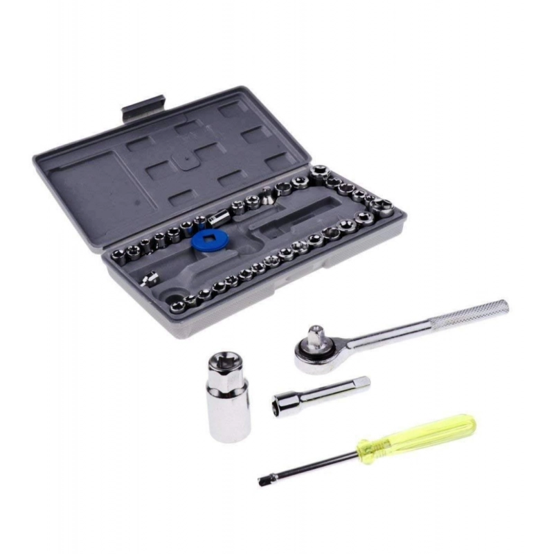 Carbon Steel 40 Pcs Tool Kit Set for Automobile Repair Carbon Steel 40 Pcs Tool Kit Set for Automobile Repair