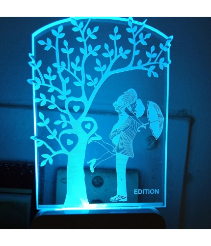 Generic Romantic Couple AC Adapter Night Lamp